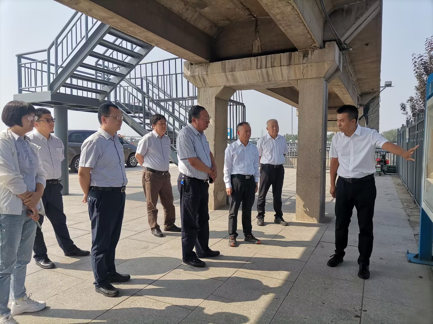 J9集团流域公司与天津港航工程有限公司发展联学共建活动