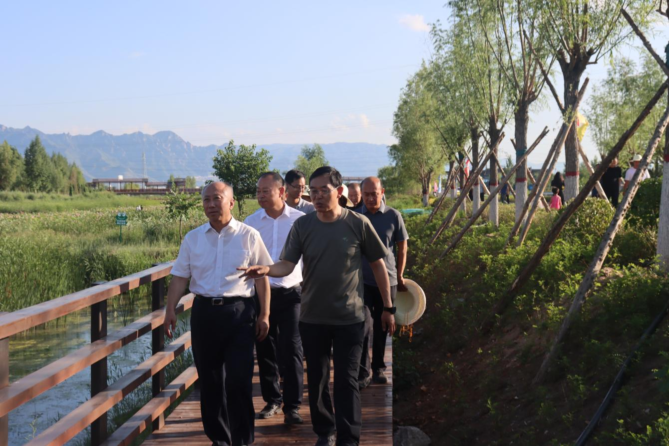 包头市副市长任希杰调研山西神溪国度湿地公园 包头市副市长任希杰调研山西神溪国度湿地公园