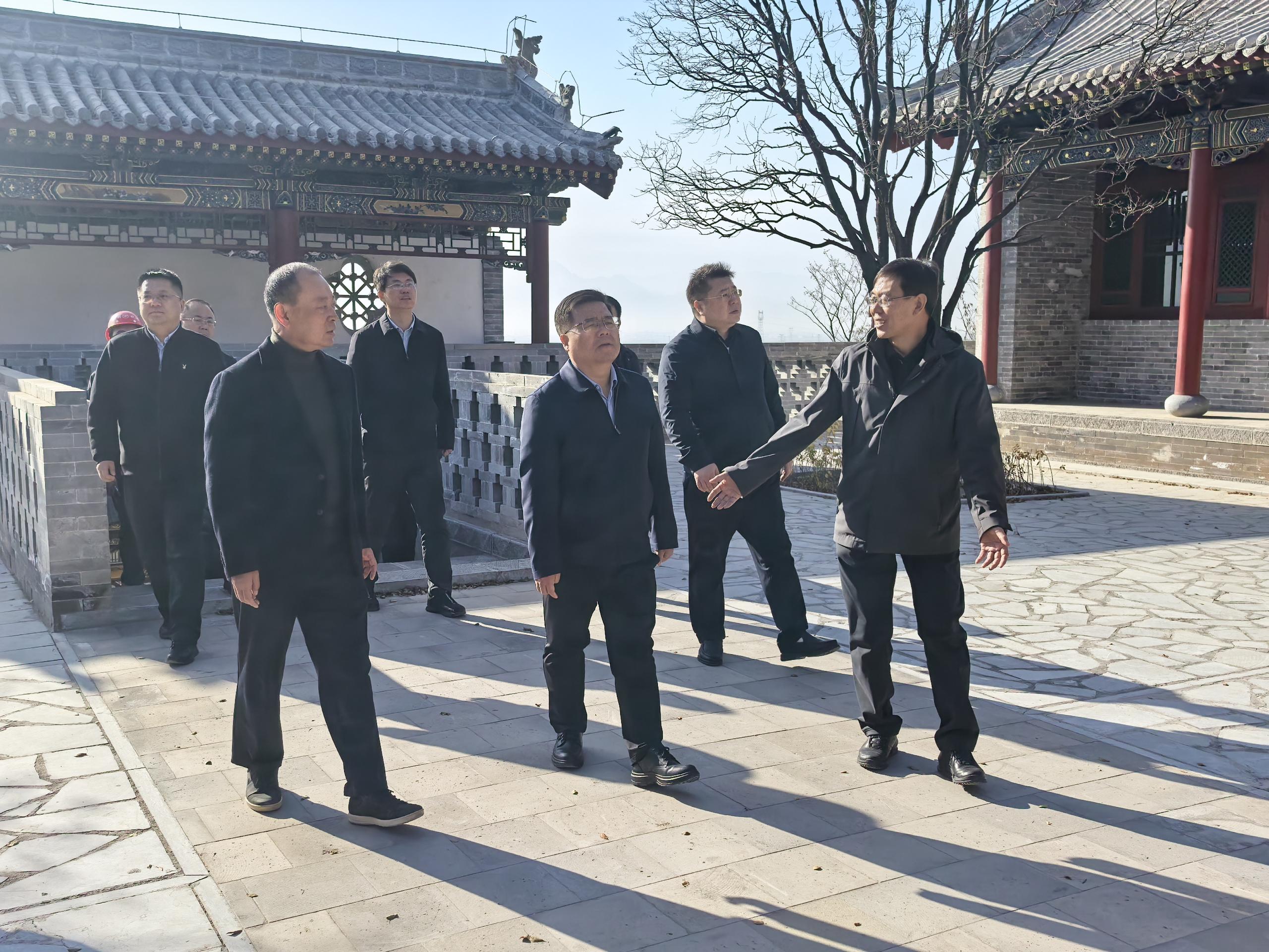 包头市纪委书记张文伟调研山西神溪国度湿地公园项目 包头市纪委书记张文伟调研山西神溪国度湿地公园项目