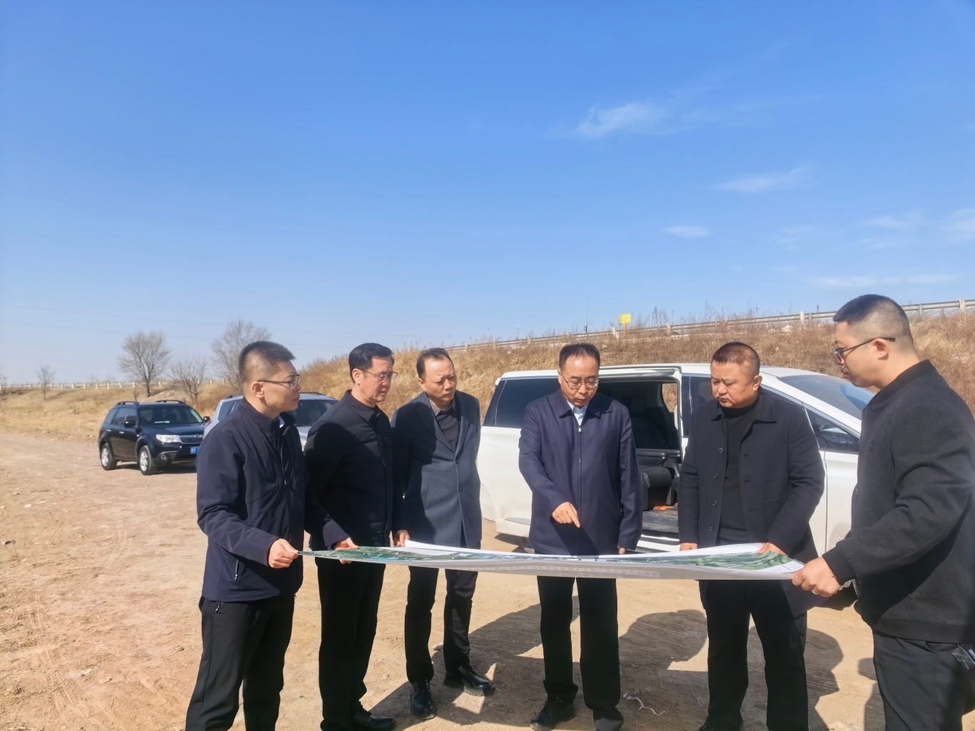 朔州市当局调研朔城区恢河太平窑水库下游至东榆林水库库区段河路治理工程 朔州市当局调研朔城区恢河太平窑水库下游至东榆林水库库区段河路治理工程