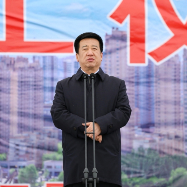 包头市桑干河道域“十里河生态建复工程”开工典礼进行 包头市桑干河道域“十里河生态建复工程”开工典礼进行