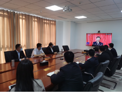 J9集团司当真组织收听收看党的二十大开幕会盛况