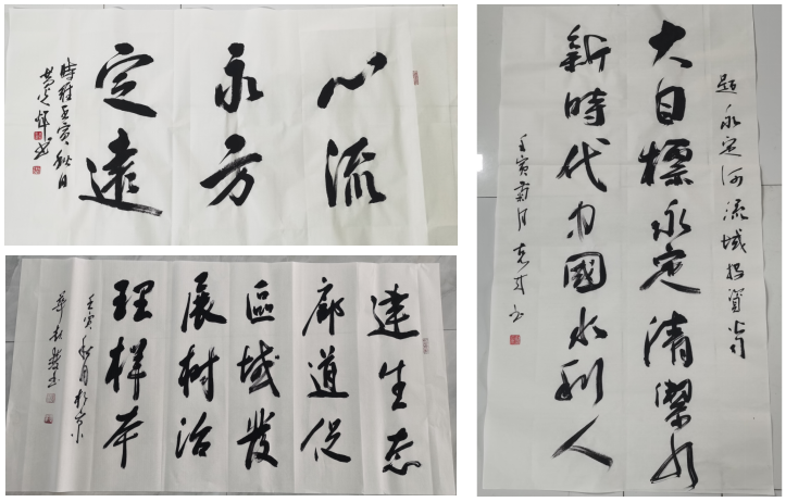 临汾地域结合党支部组织发展“笔墨赞永定，图画颂党恩”主题党日活动