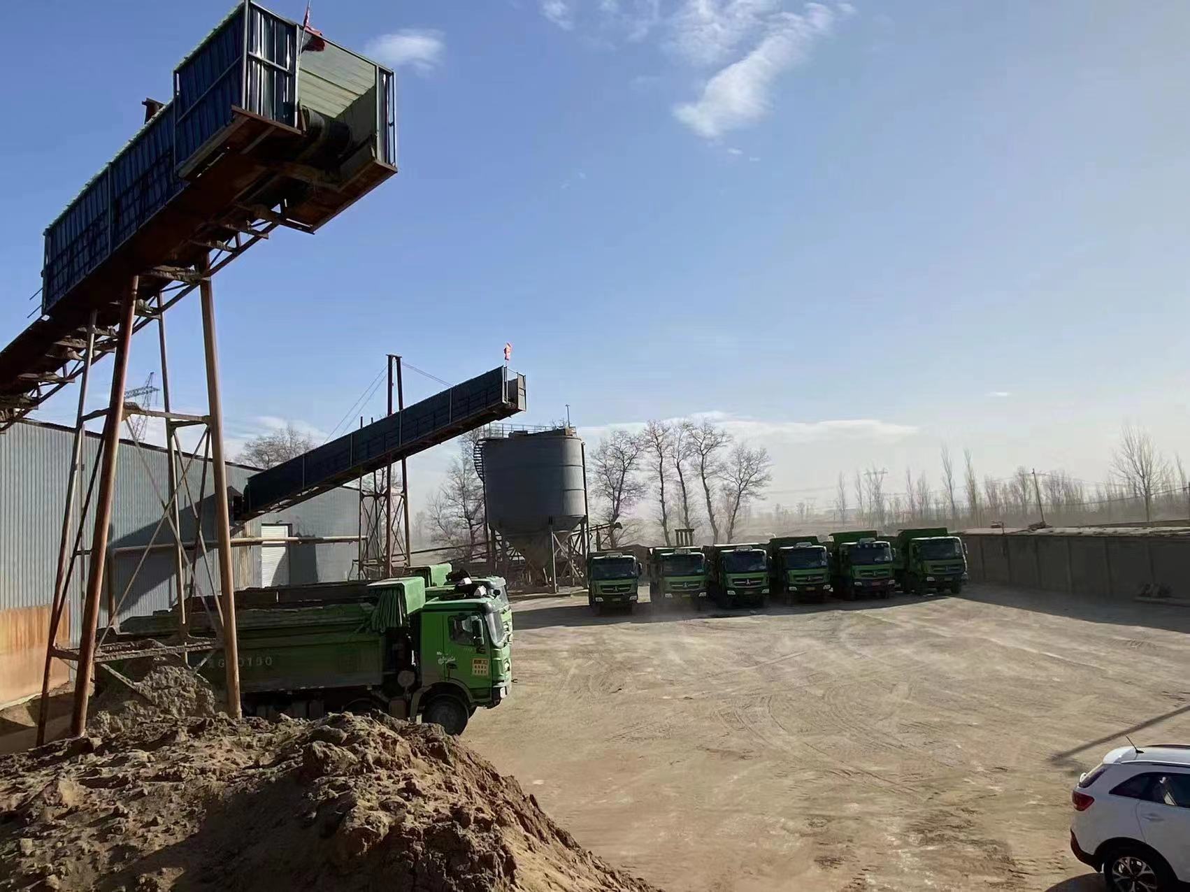 晋中河路公司建材加工基地挂牌
